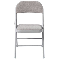 Thumbnail for Padded Folding Chair with Grey Frame