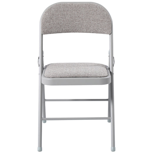 Padded Folding Chair with Grey Frame