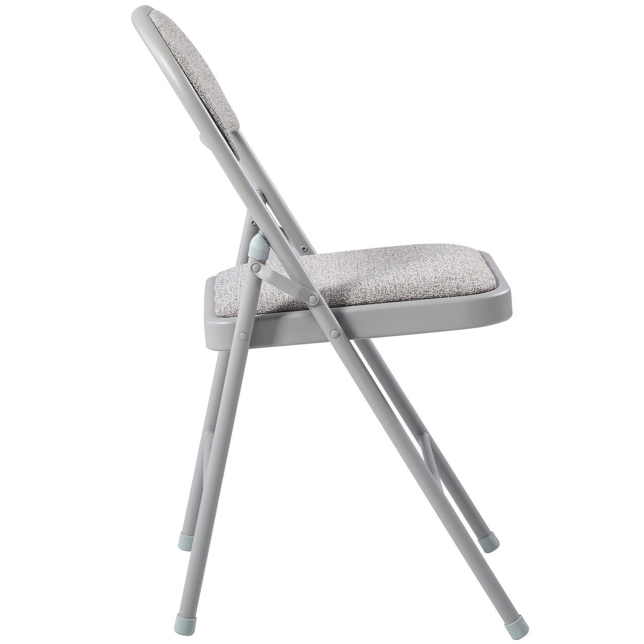 Padded Folding Chair with Grey Frame