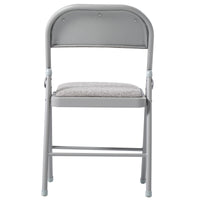 Thumbnail for Padded Folding Chair with Grey Frame