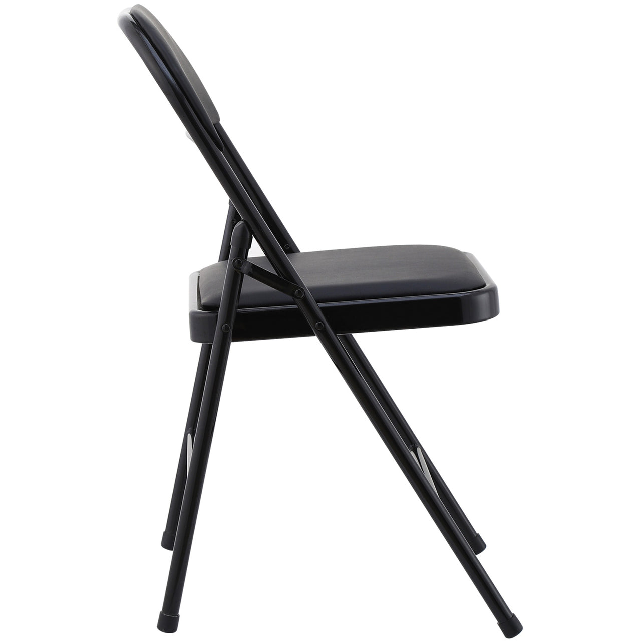 Black Padded Folding Chair