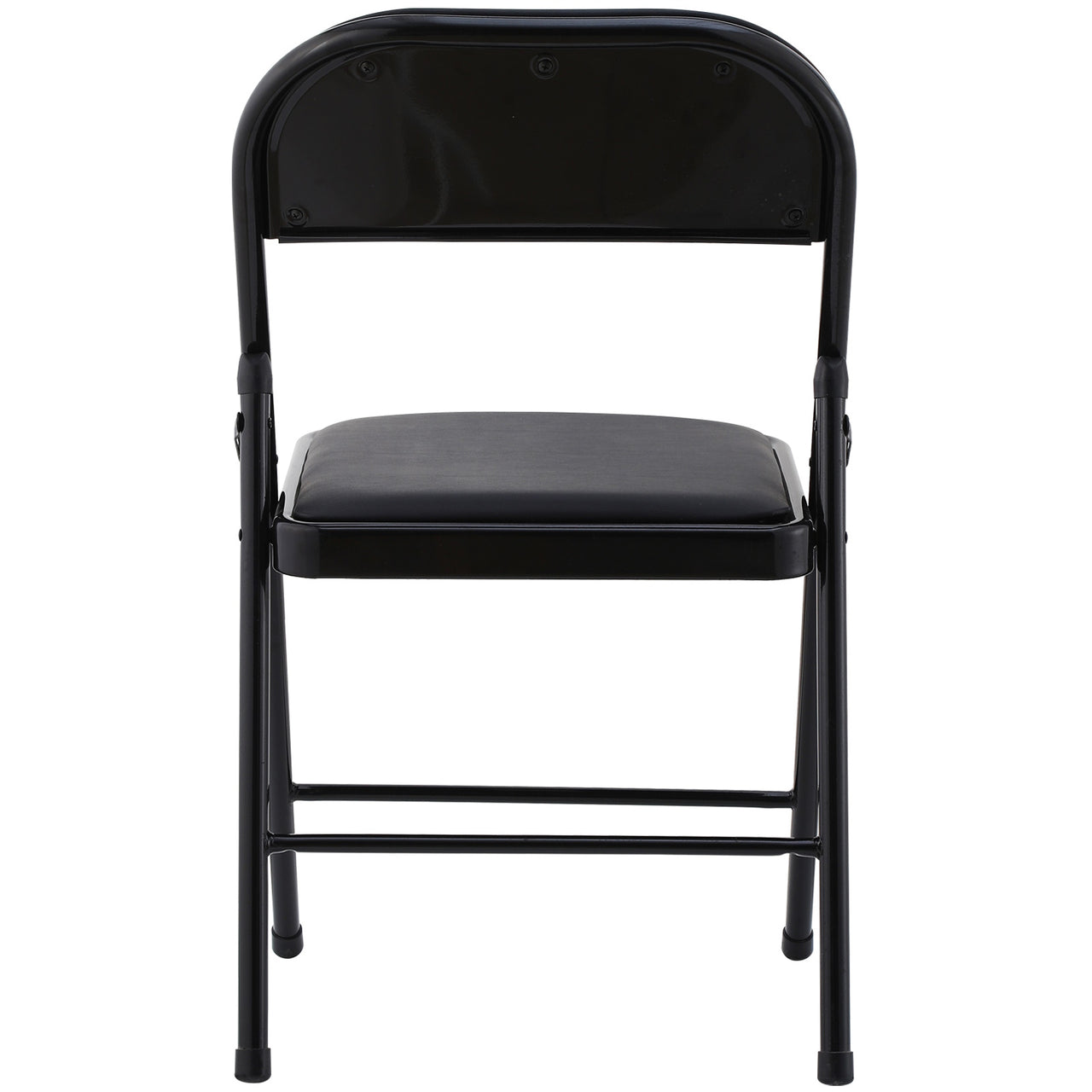 Black Padded Folding Chair