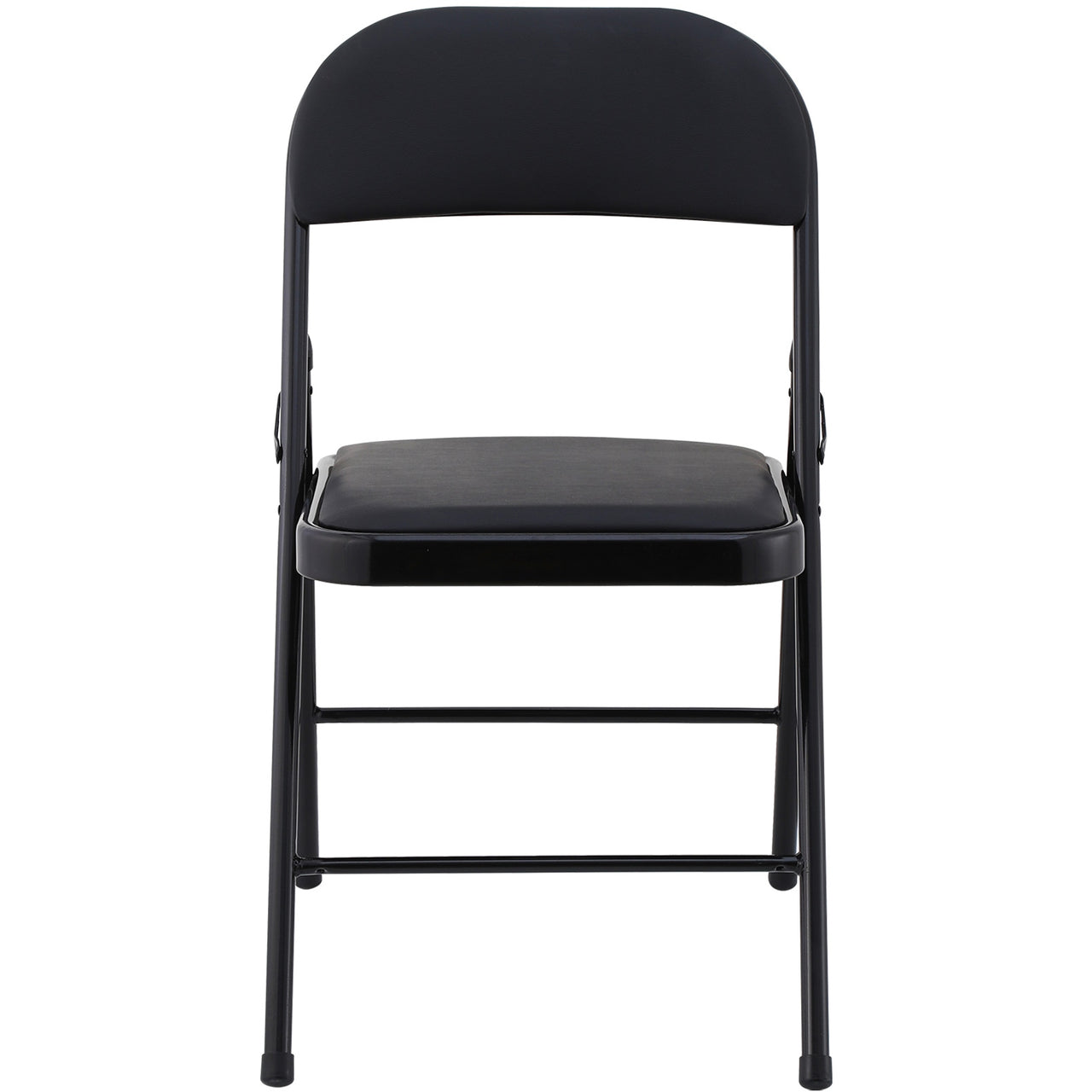 Black Padded Folding Chair