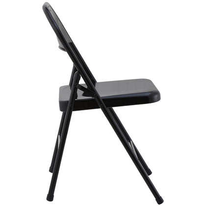 Black Metal Folding Chair