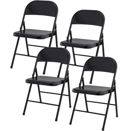 Black Metal Folding Chair