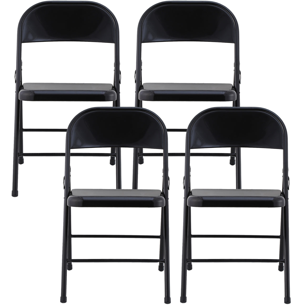 Black Metal Folding Chair