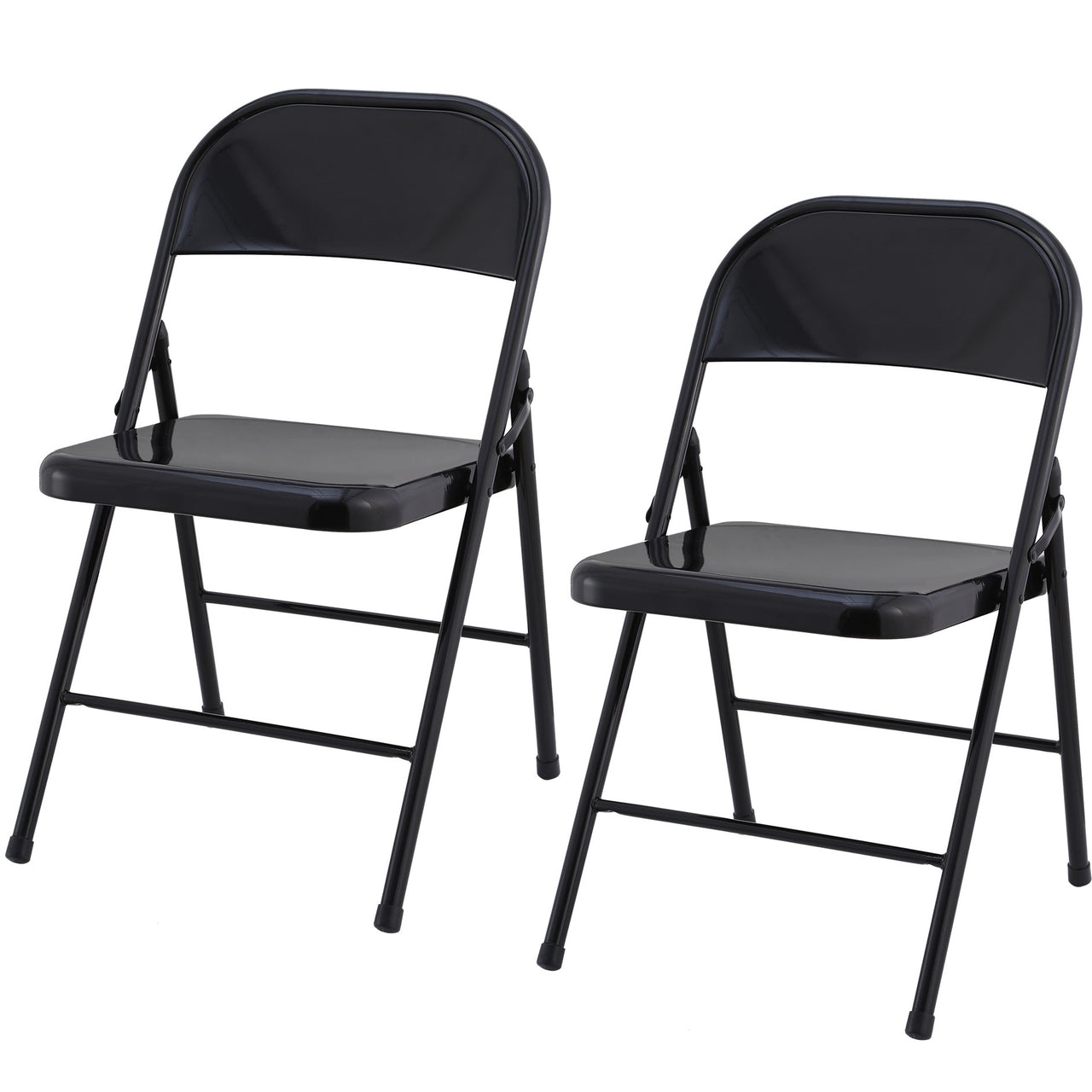 Black Metal Folding Chair