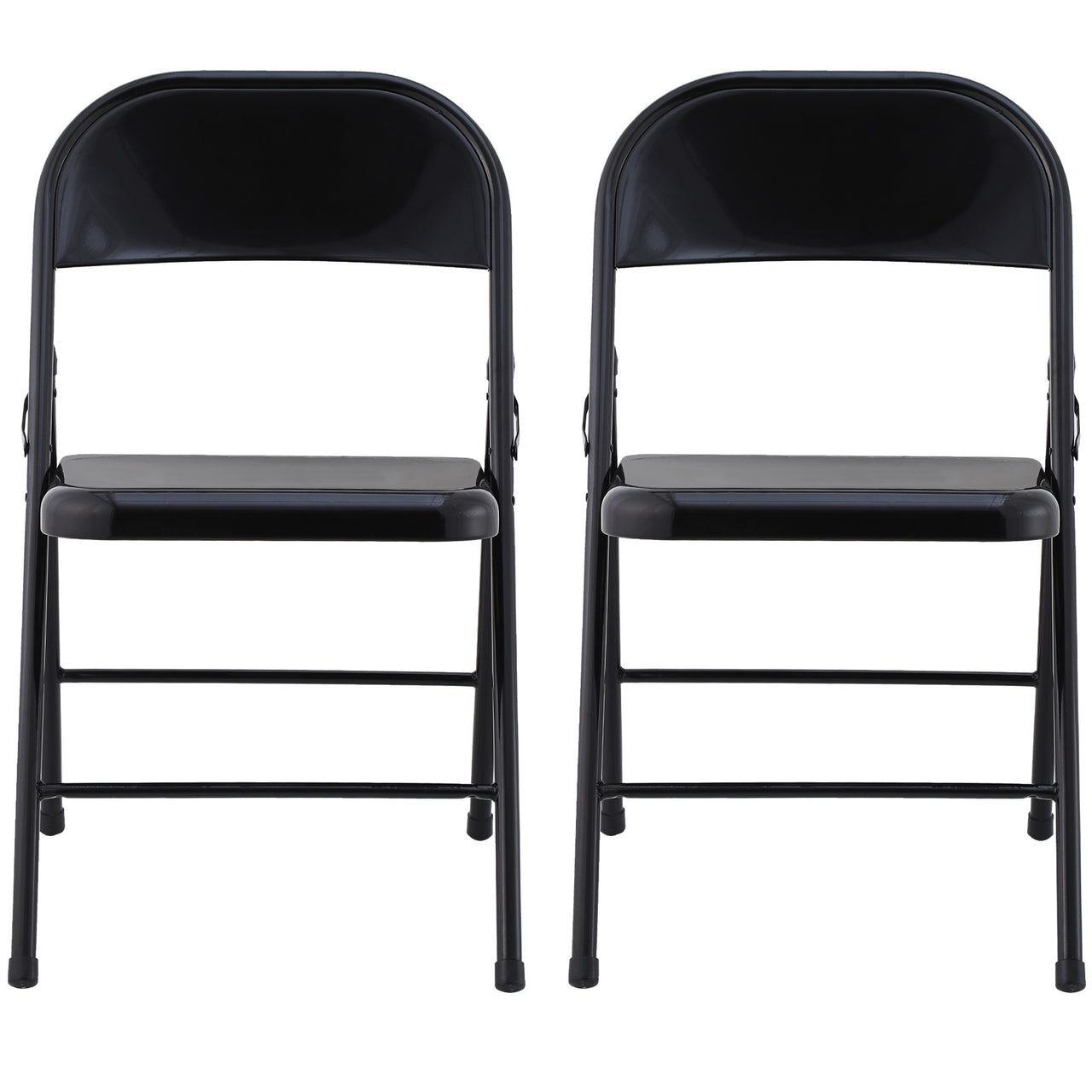 Black Metal Folding Chair