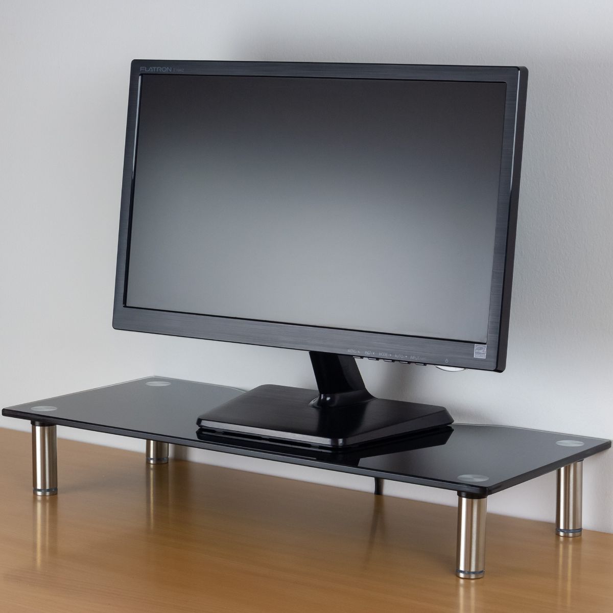 Monitor Riser Stand - 56cm Wide - Adjustable Height