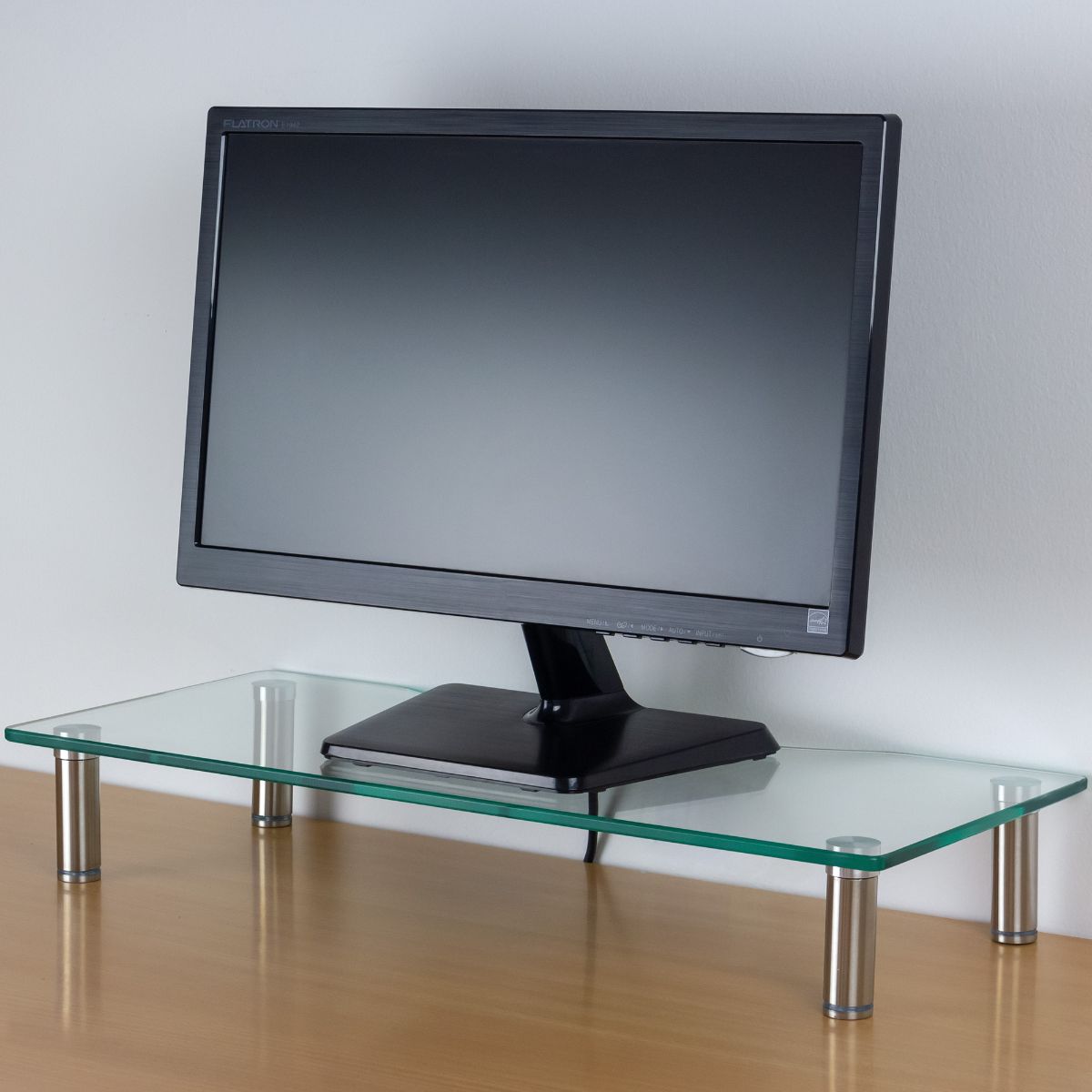 Monitor Riser Stand - 56cm Wide - Adjustable Height