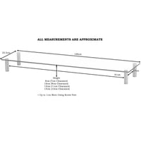 Thumbnail for Dual/Twin Monitor Riser Stand - 100cm Wide