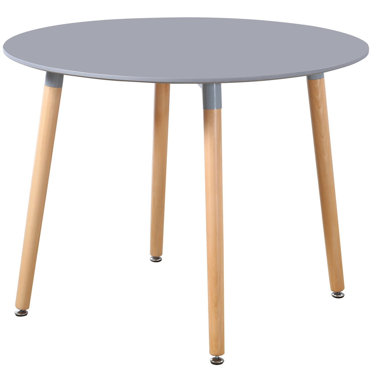 100cm Round Dining Table with Solid Beech Wood Legs