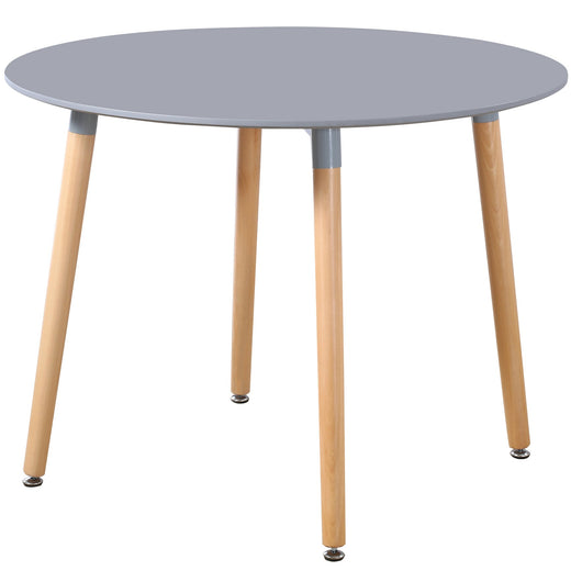 Round 4 Seat Dining Table and Chair Scandi Circular Kitchen Nordic Dinner Set