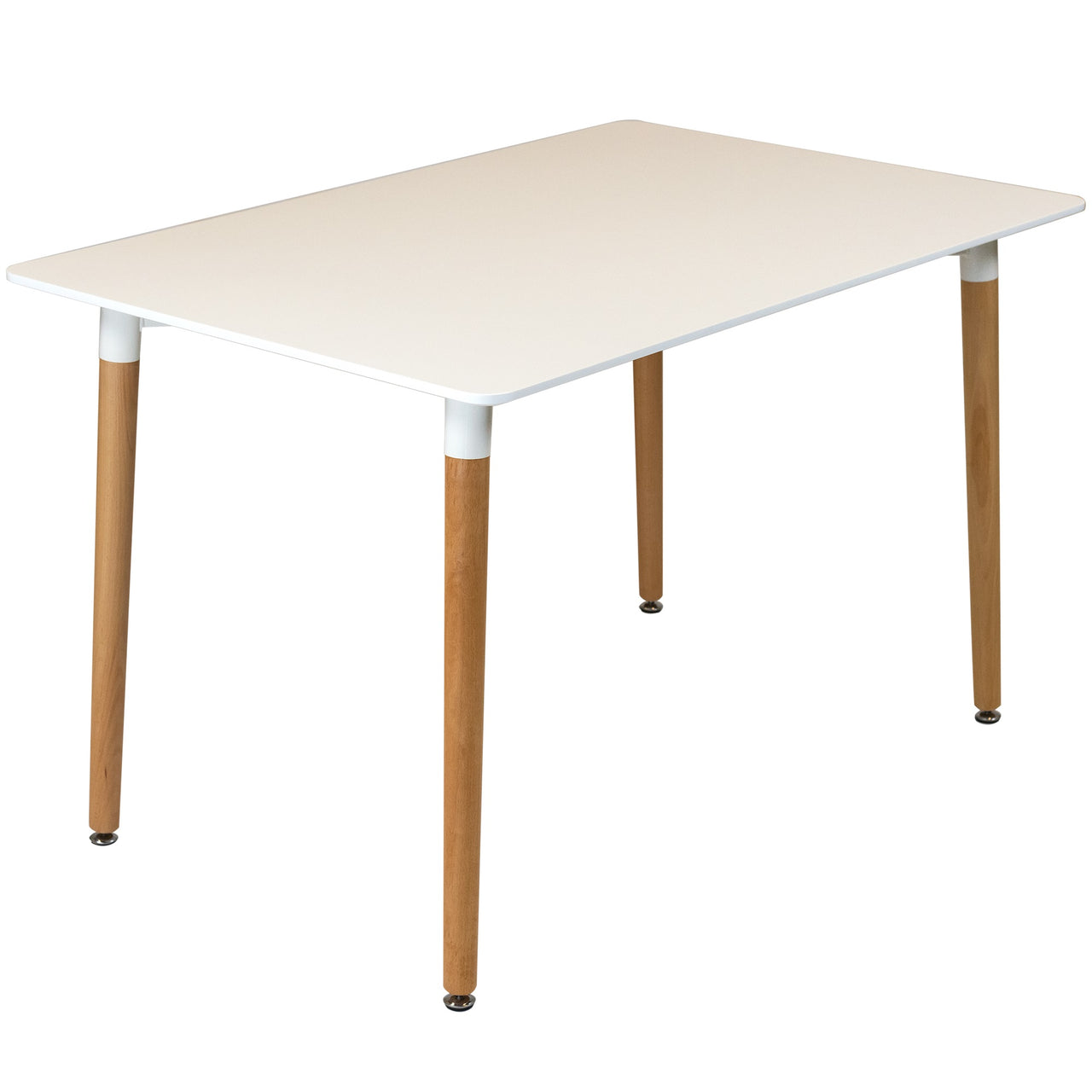 120cm Rectangular Dining Table With Solid Beech Wood Legs