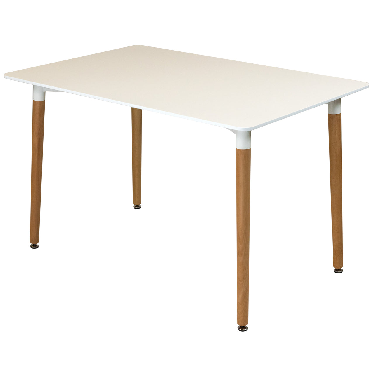 120cm Rectangular Dining Table With Solid Beech Wood Legs