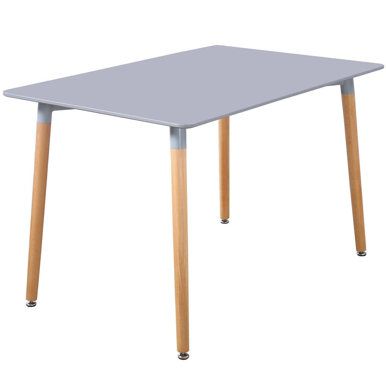 120cm Rectangular Dining Table With Solid Beech Wood Legs