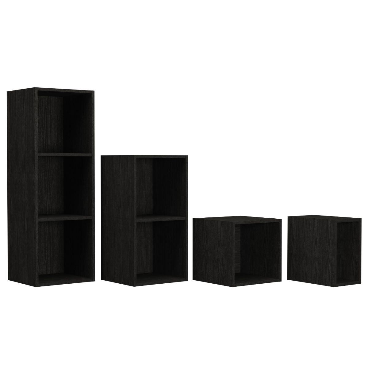 Black Vinyl Record LP Cube Storage Box