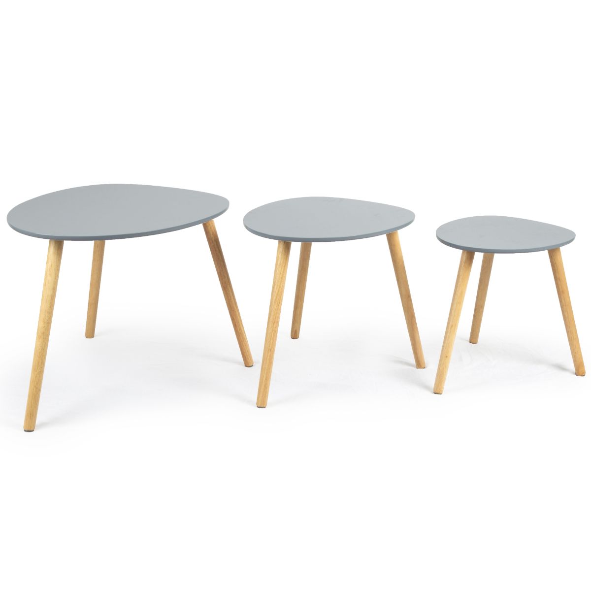 Set of 3 Scandinavian Style Tables