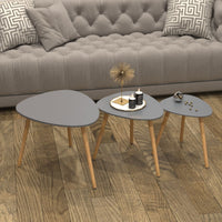 Thumbnail for Set of 3 Scandinavian Style Tables