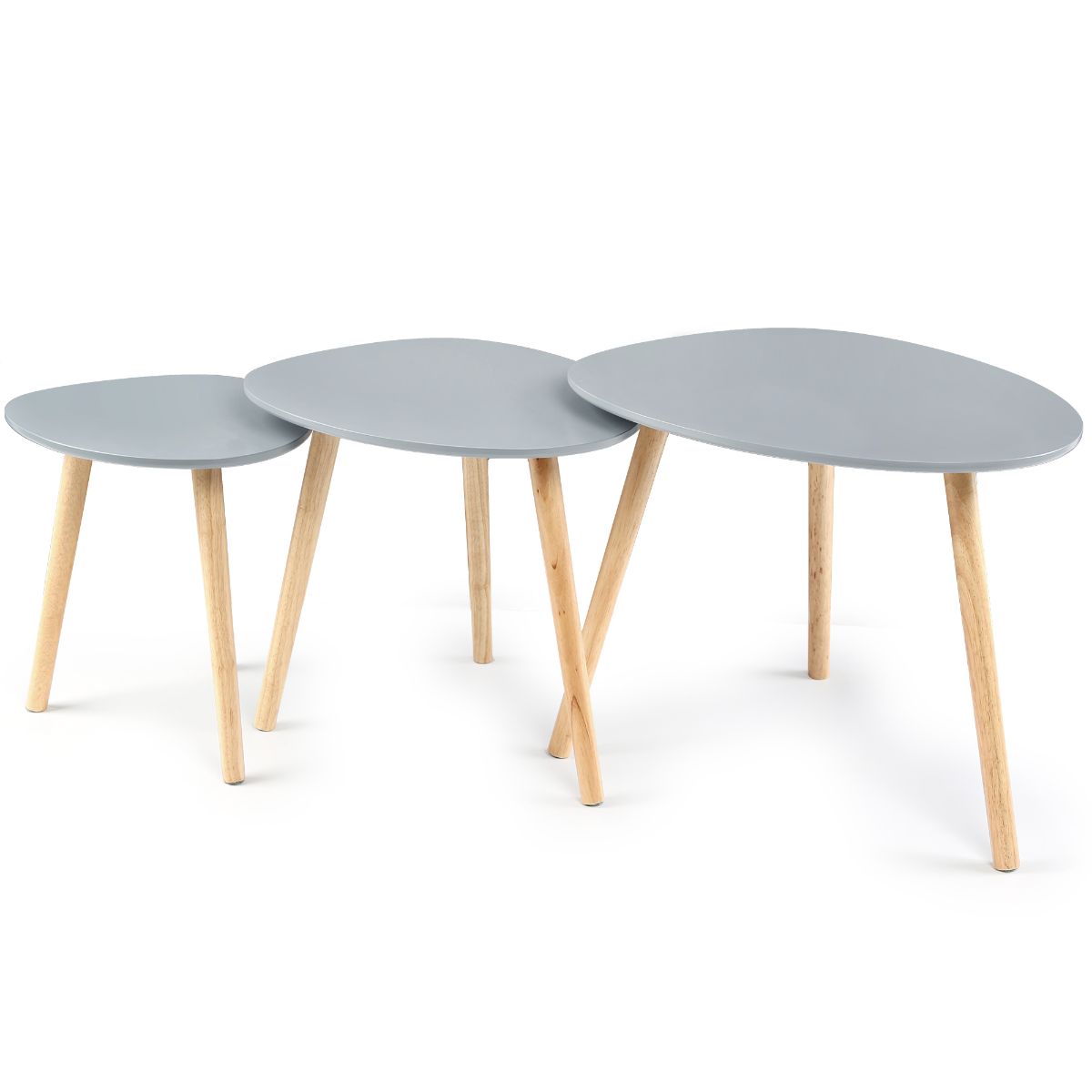 Set of 3 Scandinavian Style Tables