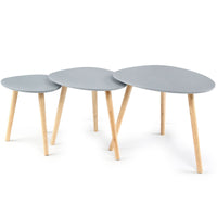 Thumbnail for Set of 3 Scandinavian Style Tables