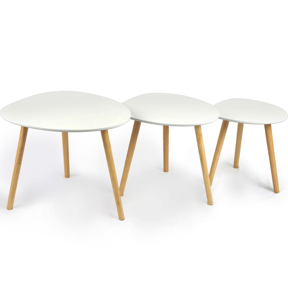 Set of 3 Scandinavian Style Tables