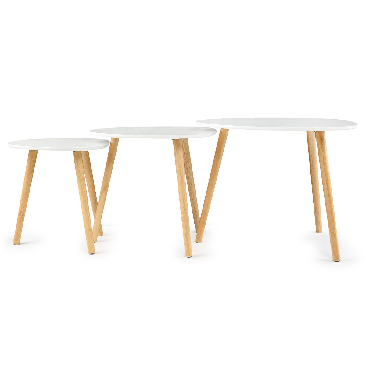 Set of 3 Scandinavian Style Tables