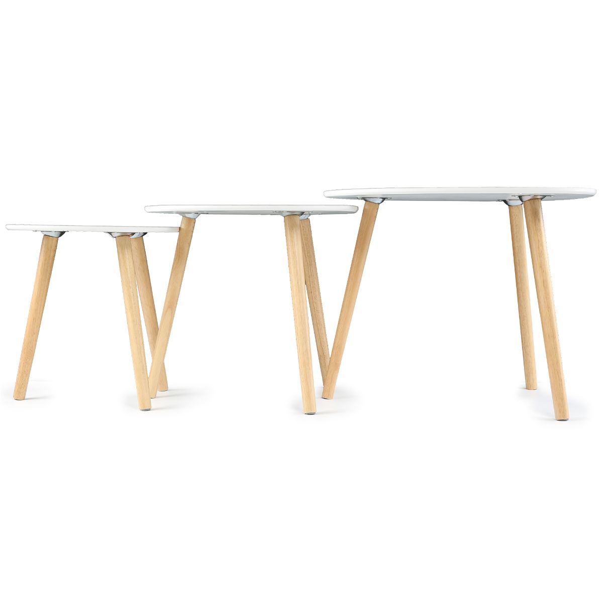 Set of 3 Scandinavian Style Tables