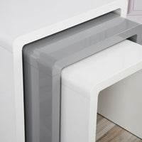 Thumbnail for Nest of 3 High Gloss Coffee/Side Tables