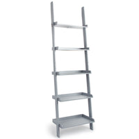 Thumbnail for Ladder Shelf 5 Tier Leaning Storage Bookcase Unit