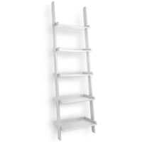 Thumbnail for Ladder Shelf 5 Tier Leaning Storage Bookcase Unit