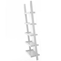 Thumbnail for Ladder Shelf 5 Tier Leaning Storage Bookcase Unit