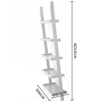 Thumbnail for Ladder Shelf 5 Tier Leaning Storage Bookcase Unit