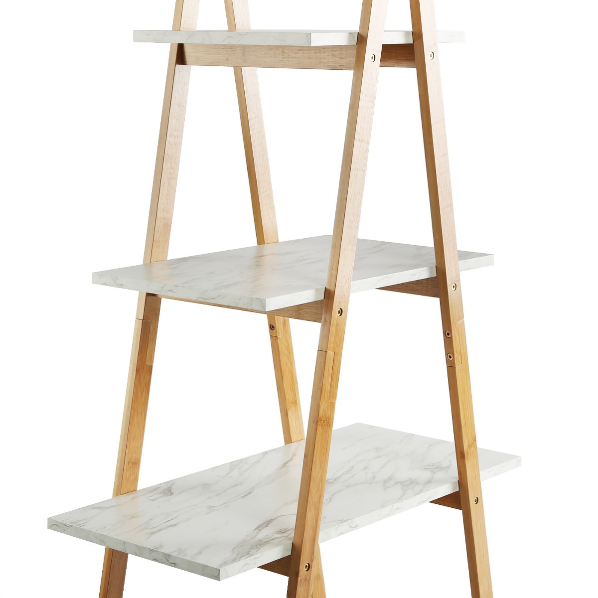 A-Frame Ladder Pyramid Bookcase Bookshelf Unit