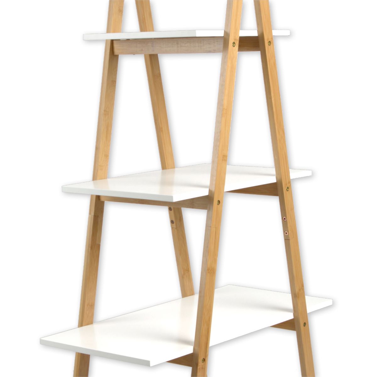 A-Frame Ladder Pyramid Bookcase Bookshelf Unit