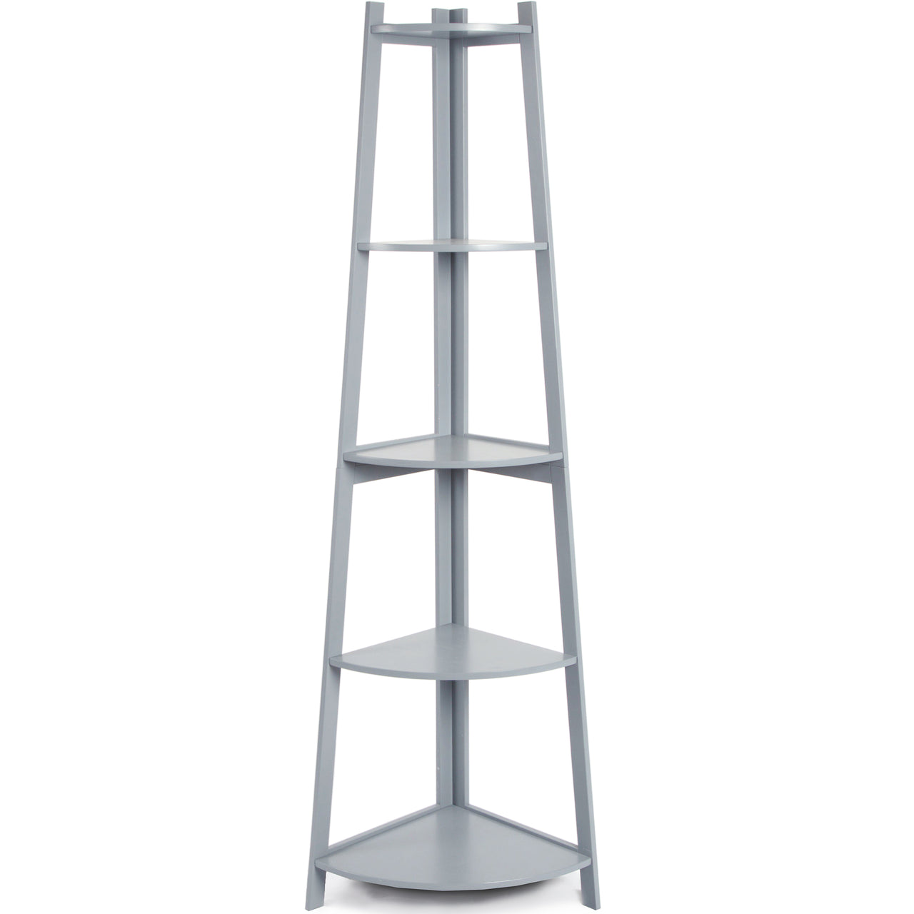 5 Tier Corner Ladder Shelving Unit