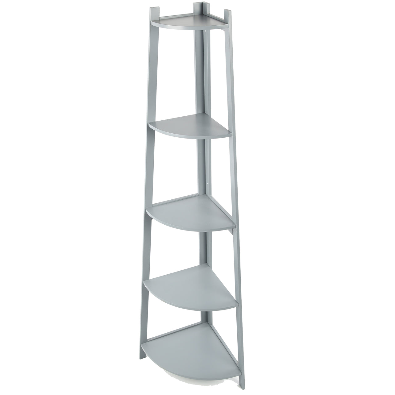 5 Tier Corner Ladder Shelving Unit