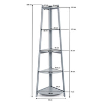 Thumbnail for 5 Tier Corner Ladder Shelving Unit