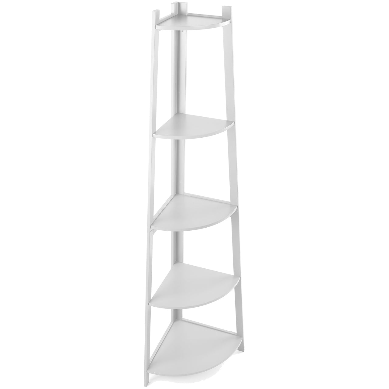 5 Tier Corner Ladder Shelving Unit