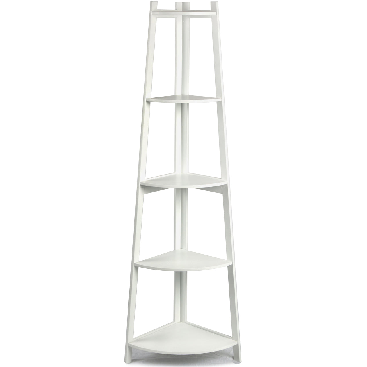 5 Tier Corner Ladder Shelving Unit