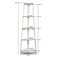 Thumbnail for 5 Tier Corner Ladder Shelving Unit